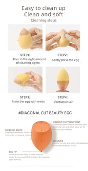 100/50/20/10 Pcs Make Up Blender Cosmetic Puff Makeup Sponge Puff Air Cushion Egg Super Soft MAKEUP Tool Wholesale - My Store