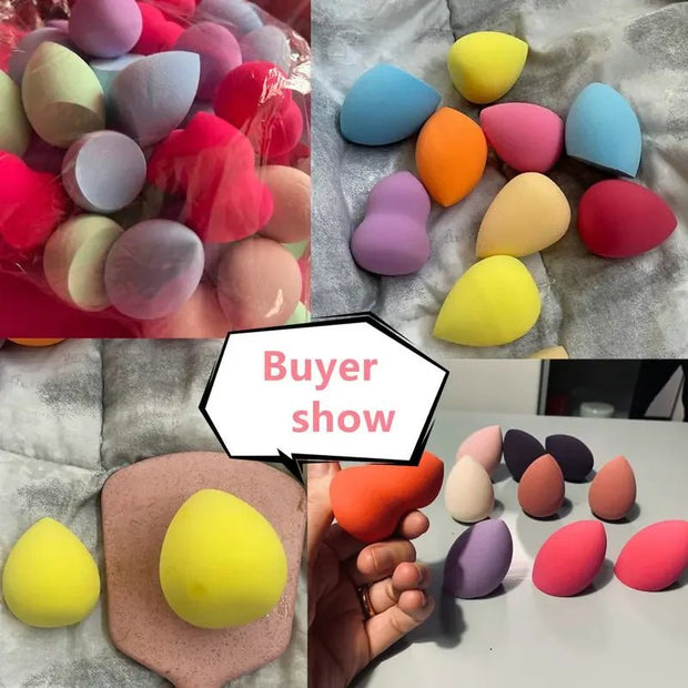 100/50/20/10 Pcs Make Up Blender Cosmetic Puff Makeup Sponge Puff Air Cushion Egg Super Soft MAKEUP Tool Wholesale - My Store