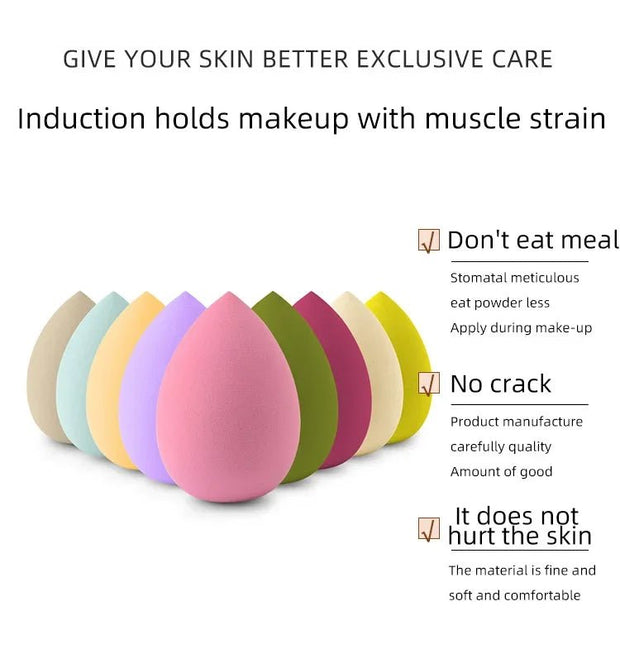100/50/20/10 Pcs Make Up Blender Cosmetic Puff Makeup Sponge Puff Air Cushion Egg Super Soft MAKEUP Tool Wholesale - My Store