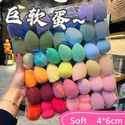 100/50/20/10 Pcs Make Up Blender Cosmetic Puff Makeup Sponge Puff Air Cushion Egg Super Soft MAKEUP Tool Wholesale - My Store