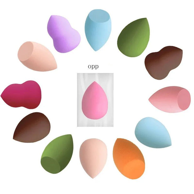 100/50/20/10 Pcs Make Up Blender Cosmetic Puff Makeup Sponge Puff Air Cushion Egg Super Soft MAKEUP Tool Wholesale - My Store