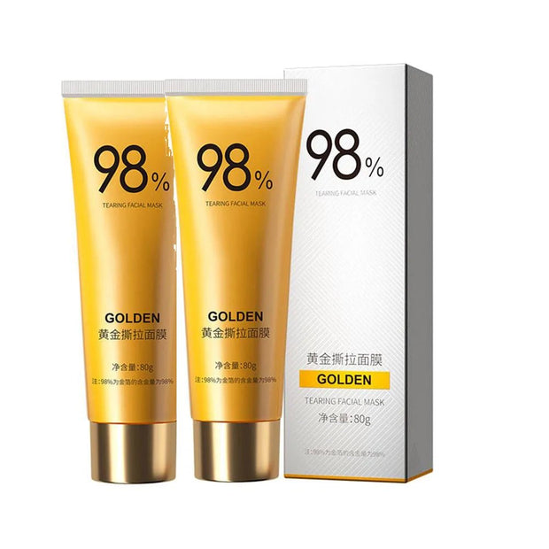 1/2PCS Gold Peel Off Mask Gold Facial Mask Moisturizing Exfoliating Remove Blackheads Acne Oil - Control Shrink Pores Skin Care - My Store