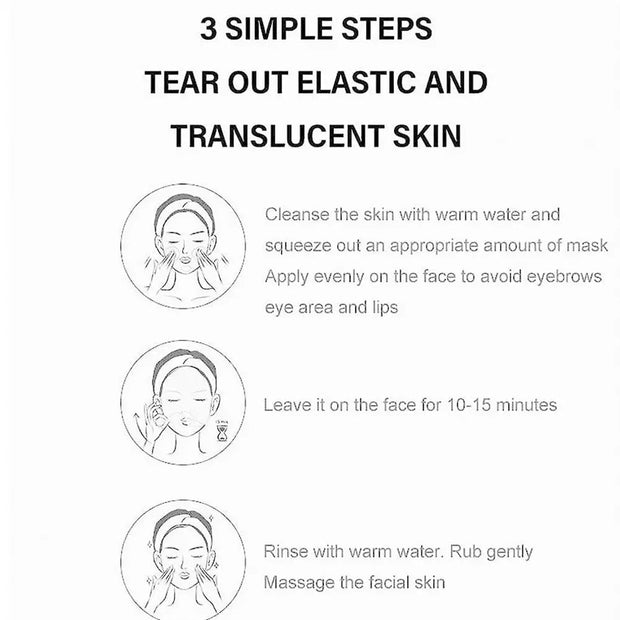1/2PCS Gold Peel Off Mask Gold Facial Mask Moisturizing Exfoliating Remove Blackheads Acne Oil - Control Shrink Pores Skin Care - My Store
