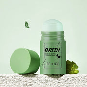 1Pcs Cleansing Green Stick Green Tea Mask Purifying Clay Stick Mask Oil Control Anti - Acne Eggplant Whitening Skin Care Face Mask - My Store