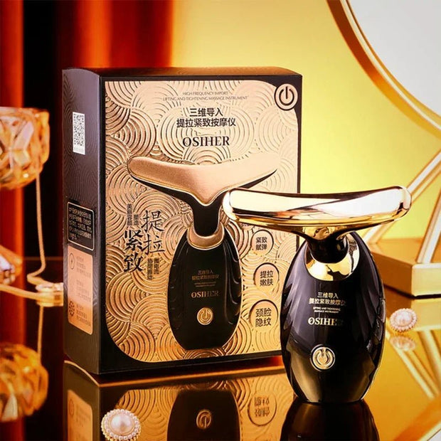 3 In 1 Face Massager Neck Facial Eye Massage Introducer Microcurrent Skin Rejuvenation Anti Aging Beauty Device Dropshipping - My Store