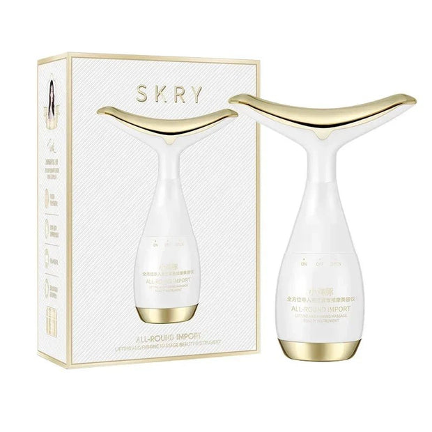 3 In 1 Face Massager Neck Facial Eye Massage Introducer Microcurrent Skin Rejuvenation Anti Aging Beauty Device Dropshipping - My Store