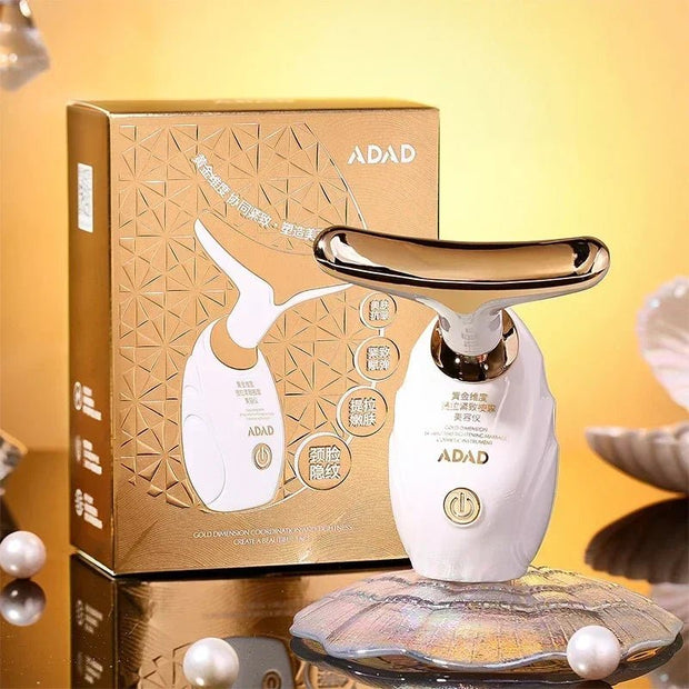 3 In 1 Face Massager Neck Facial Eye Massage Introducer Microcurrent Skin Rejuvenation Anti Aging Beauty Device Dropshipping - My Store