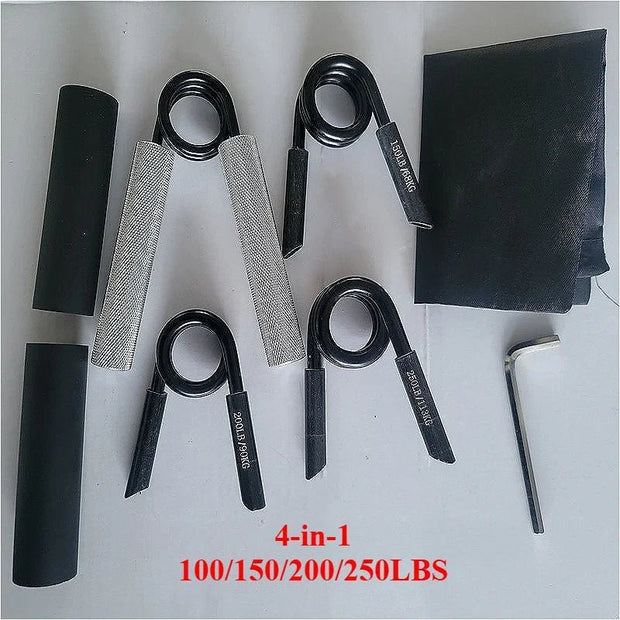 7 in1 Replaceable Metal Grip Strength Trainer Workout Equipment Forearm Exerciser Hand Grip Strength Gym Fitness Products - My Store