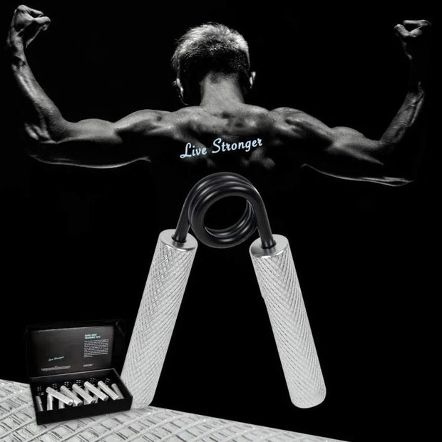7 in1 Replaceable Metal Grip Strength Trainer Workout Equipment Forearm Exerciser Hand Grip Strength Gym Fitness Products - My Store
