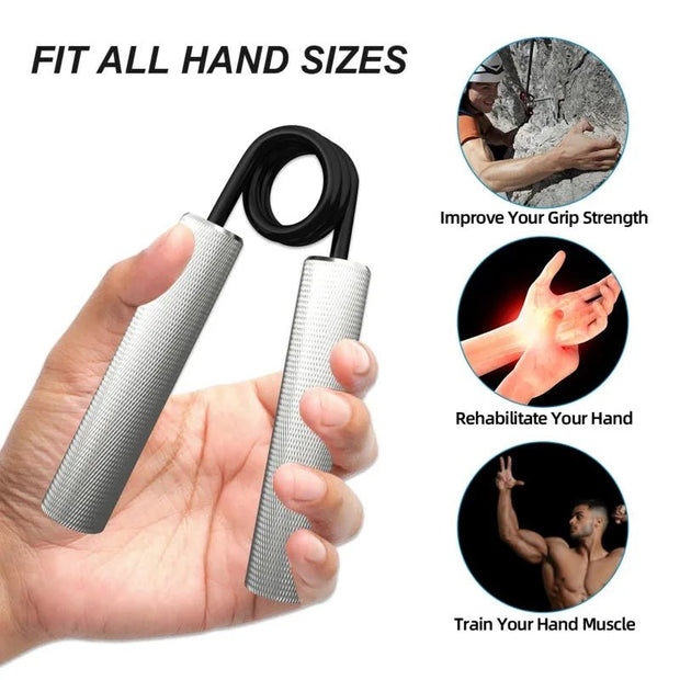 7 in1 Replaceable Metal Grip Strength Trainer Workout Equipment Forearm Exerciser Hand Grip Strength Gym Fitness Products - My Store