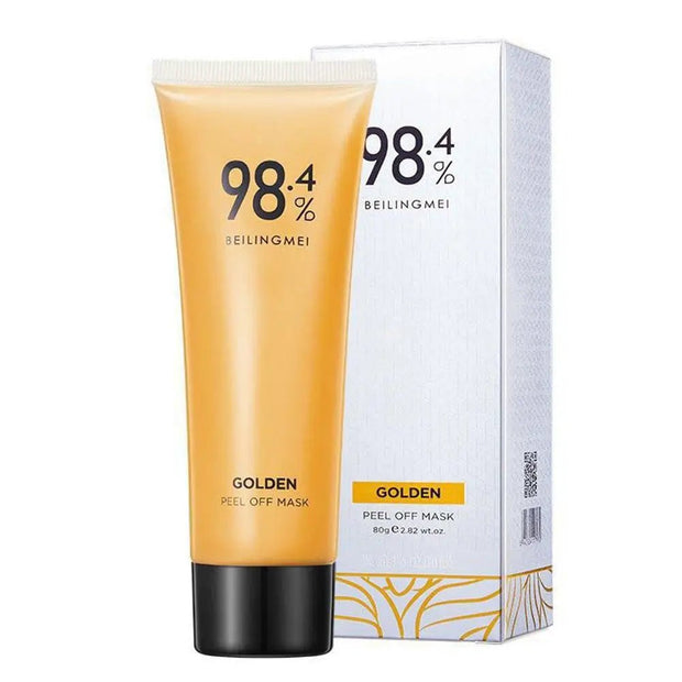 80g Gold Peel Mask Blackhead Cleanses Pores 24k Gold Foil Peel - Off Mask Oil - Control Shrink Pores Hydrating Smooth Face Skin Care - My Store