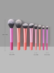 8pcs Makeup Brush Kit Soft Synthetic Hair Make Up Brushes Foundation Blush Eyeshadow Cosmetic Makeup Tools - My Store
