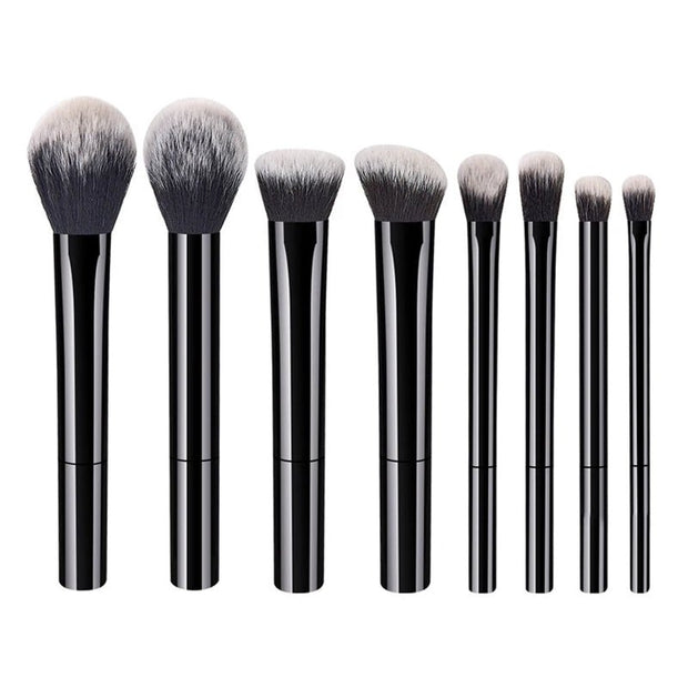 8pcs Makeup Brush Kit Soft Synthetic Hair Make Up Brushes Foundation Blush Eyeshadow Cosmetic Makeup Tools - My Store