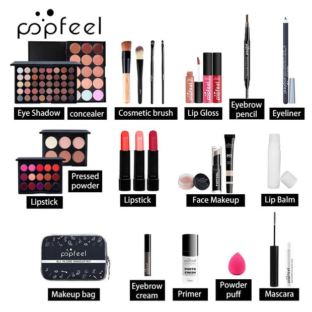 All in One Makeup Kit, Makeup Set For Woman, Easy To Carry - My Store