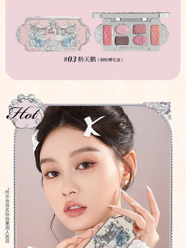 Beauty Makeup Flower Know Swan Ballet Full Set of Makeup Allin Large Gift Box - My Store