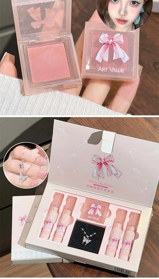 Breakup - Proof Makeup Kit: Cry - Proof, Smudge - Proof, Regret - Proof,Blush Duo: Skin - LikeFinish & 24H Wear，Ultra - lasting makeup - My Store