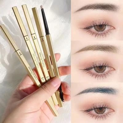Double Sided Microblading Eyebrow Pen Woman Eyebrow Pencil Waterproof Marker Korean Make Up Products - My Store