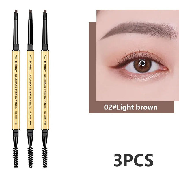 Double Sided Microblading Eyebrow Pen Woman Eyebrow Pencil Waterproof Marker Korean Make Up Products - My Store