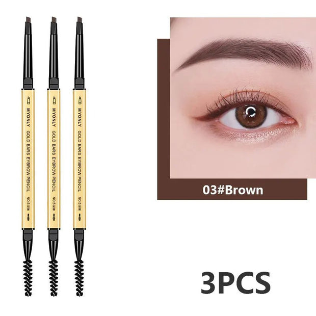 Double Sided Microblading Eyebrow Pen Woman Eyebrow Pencil Waterproof Marker Korean Make Up Products - My Store