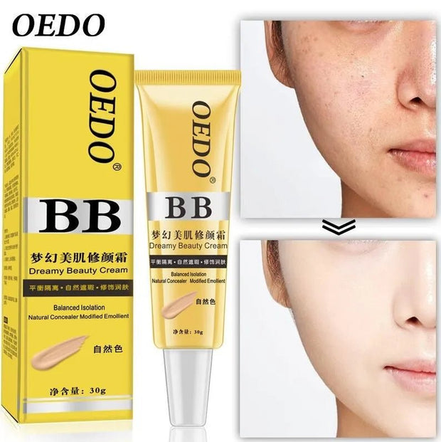 Dreamy Beauty Cream Makeup Natural Concealer BB Cream Face Care Modified Emollient Easy to Wear Sun Block Whitening Cream 30g - My Store