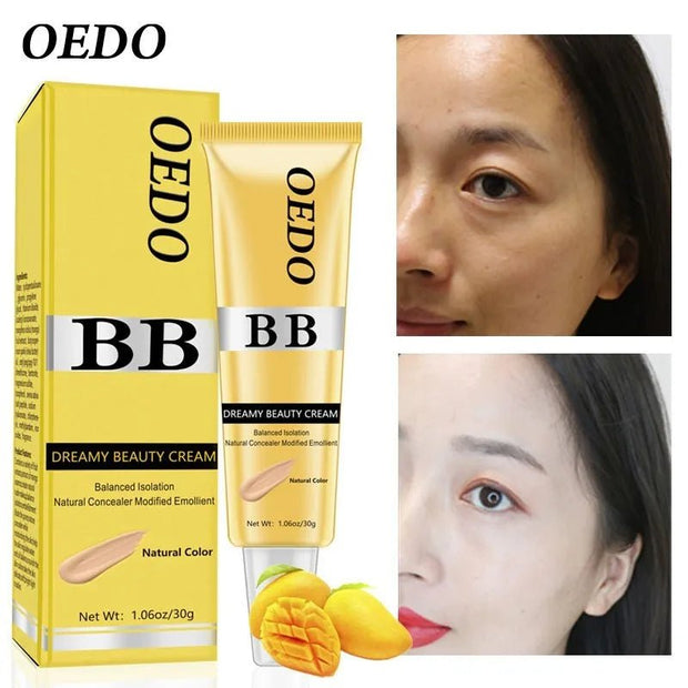 Dreamy Beauty Cream Makeup Natural Concealer BB Cream Face Care Modified Emollient Easy to Wear Sun Block Whitening Cream 30g - My Store