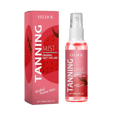 EELHOE Strawberry Tanning Mist Stay On Sun, Long - lasting, Tanning, Sun - kissed Skin, Gentle And Moisturizing Skincare - My Store