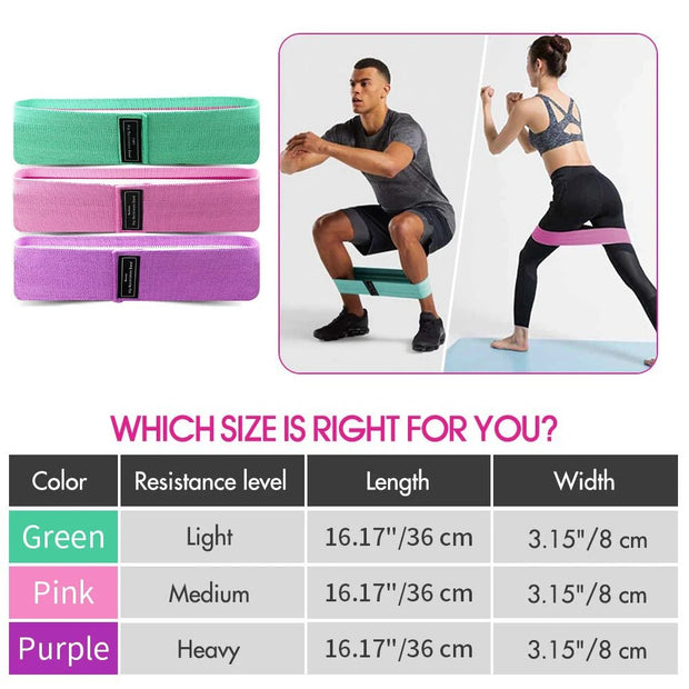 Fitness Resistance Bands for Full Body Workout | Elastic Training Straps for Strength, Muscle Building, and Flexibility Sports - My Store