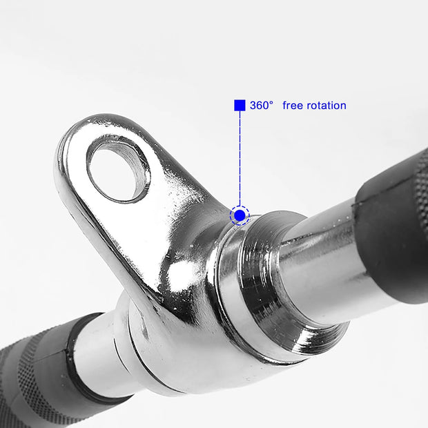 Fitness Solid T - bar, V - Bar Heavy Duty Load Bearing Lat Pull Down Bar,Fine Polishing Sitting Rowing Fitness Equipment Accessories - My Store