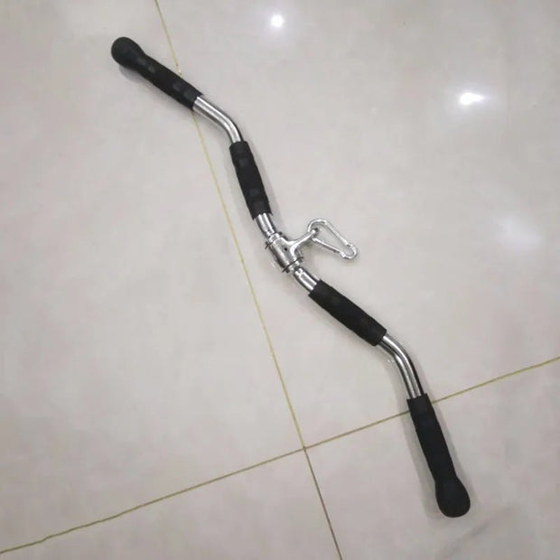 Fitness Solid T - bar, V - Bar Heavy Duty Load Bearing Lat Pull Down Bar,Fine Polishing Sitting Rowing Fitness Equipment Accessories - My Store