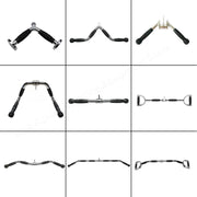 Fitness Solid T - bar, V - Bar Heavy Duty Load Bearing Lat Pull Down Bar,Fine Polishing Sitting Rowing Fitness Equipment Accessories - My Store