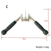 Fitness Solid T - bar, V - Bar Heavy Duty Load Bearing Lat Pull Down Bar,Fine Polishing Sitting Rowing Fitness Equipment Accessories - My Store