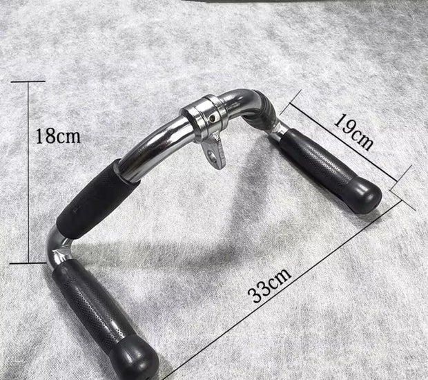 Fitness Solid T - bar, V - Bar Heavy Duty Load Bearing Lat Pull Down Bar,Fine Polishing Sitting Rowing Fitness Equipment Accessories - My Store