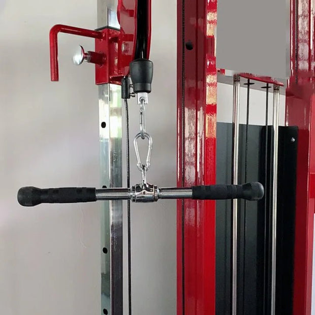 Fitness Solid T - bar, V - Bar Heavy Duty Load Bearing Lat Pull Down Bar,Fine Polishing Sitting Rowing Fitness Equipment Accessories - My Store