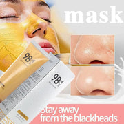 Gold Foil Peel - Off Mask, 98.4% Golden Peel Off Mask, Gold Face Mask For Moisturizing, Removes Blackheads, Reduces Fine Lines - My Store
