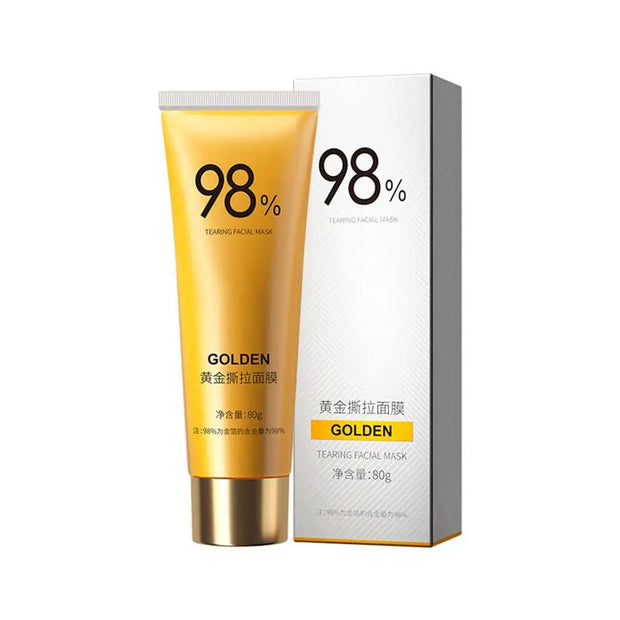 Gold Peel off Face Mask Gentle Oil Control Face Mask Moisturizing Purify Pores Facial Mask Removes Dirt Tearing Mask Skin Care - My Store