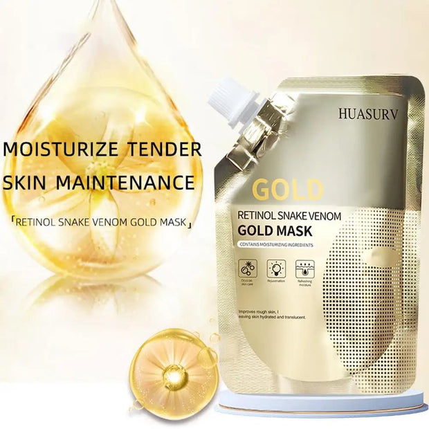 Gold Peel off Face Mask Gentle Oil Control Face Mask Moisturizing Purify Pores Facial Mask Removes Dirt Tearing Mask Skin Care - My Store