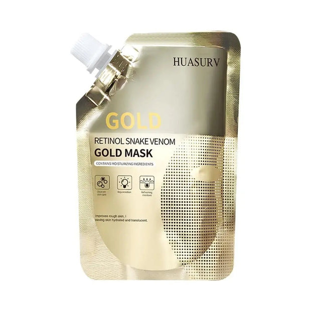 Gold Peel off Face Mask Gentle Oil Control Face Mask Moisturizing Purify Pores Facial Mask Removes Dirt Tearing Mask Skin Care - My Store