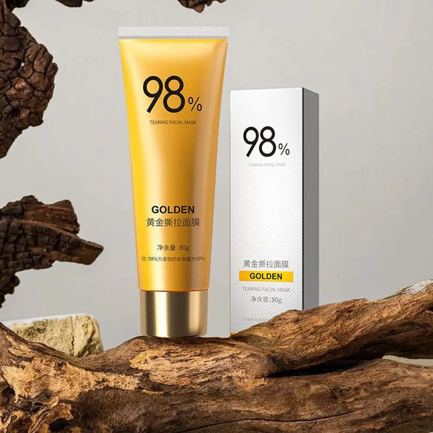 Gold Peel off Face Mask Gentle Oil Control Face Mask Moisturizing Purify Pores Facial Mask Removes Dirt Tearing Mask Skin Care - My Store
