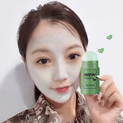 Green Tea Cleansing Mask Deep Cleaning Essence Mud Mask Stick Moisturizing Solid Oil Control Face Treatment Beauty Care Products - My Store