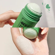 Green Tea Cleansing Mask Deep Cleaning Essence Mud Mask Stick Moisturizing Solid Oil Control Face Treatment Beauty Care Products - My Store