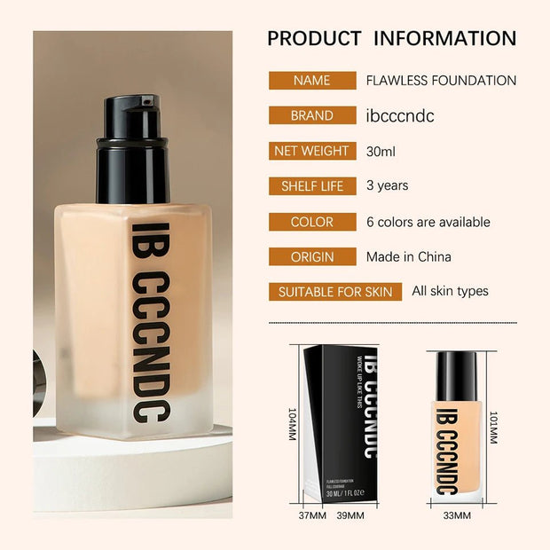 Make Up Foundation Cream for Face High Coverage Foundation Foundations Makeup Waterproof Korean Makeup Base Cosmetic Mist Cc Bb - My Store