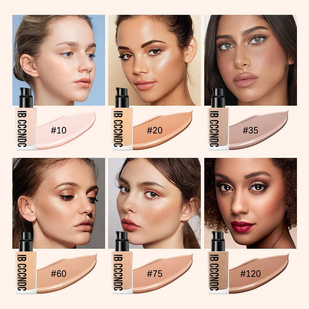 Make Up Foundation Cream for Face High Coverage Foundation Foundations Makeup Waterproof Korean Makeup Base Cosmetic Mist Cc Bb - My Store
