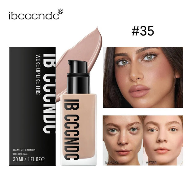Make Up Foundation Cream for Face High Coverage Foundation Foundations Makeup Waterproof Korean Makeup Base Cosmetic Mist Cc Bb - My Store