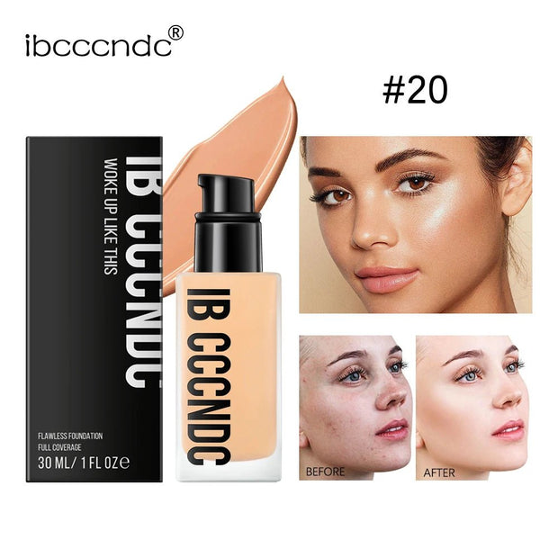 Make Up Foundation Cream for Face High Coverage Foundation Foundations Makeup Waterproof Korean Makeup Base Cosmetic Mist Cc Bb - My Store