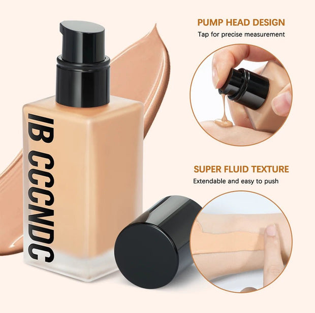 Make Up Foundation Cream for Face High Coverage Foundation Foundations Makeup Waterproof Korean Makeup Base Cosmetic Mist Cc Bb - My Store