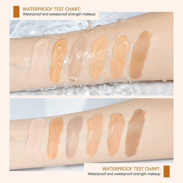 Make Up Foundation Cream for Face High Coverage Foundation Foundations Makeup Waterproof Korean Makeup Base Cosmetic Mist Cc Bb - My Store