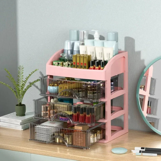 Make Up Large Capacity Organiser Drawer Jewelry Makeup Storage Nail Polish Lipstick Skincare Perfume Organizer Makeup Products - My Store