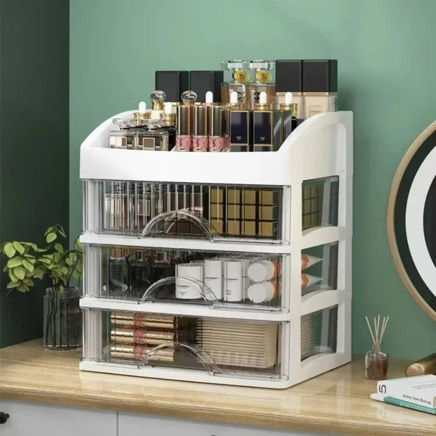 Make Up Large Capacity Organiser Drawer Jewelry Makeup Storage Nail Polish Lipstick Skincare Perfume Organizer Makeup Products - My Store