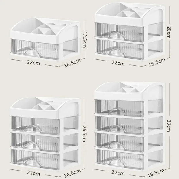 Make Up Large Capacity Organiser Drawer Jewelry Makeup Storage Nail Polish Lipstick Skincare Perfume Organizer Makeup Products - My Store