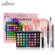 Make Up Sets Eyeshadow Lipstick Eyebrow Concealer Powder Brush Complete Makeup Kit For Women Female Beginner Student Full Set - My Store